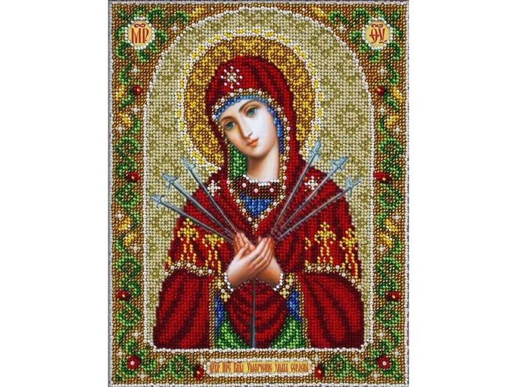 Набор вышивки бисером «Богородица Умягчение злых сердец»