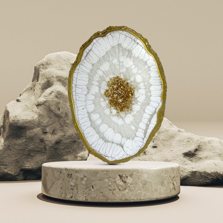 Силиконовый молд - Подстаканник с живым краем, овал, 1 шт. — картинка 2