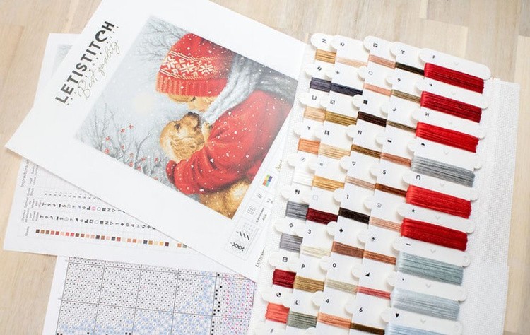 Набор для вышивания «Chrismas hugs» — картинка 6