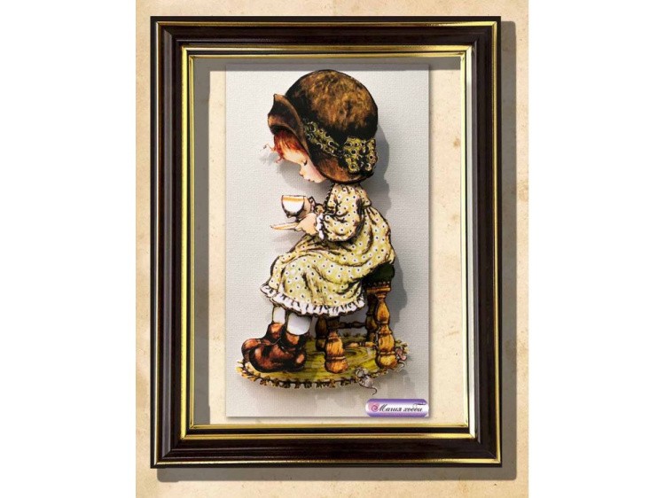 Рамка-аквариум с прозрачным дном для папертоли — картинка 5