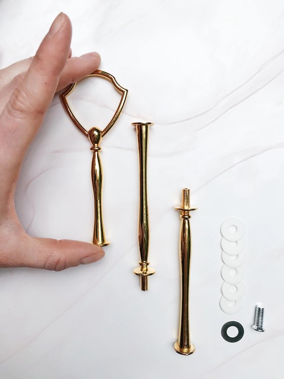 Фурнитура (ручка) для фруктовницы Cupcake Stand Модель FZA002MGold — картинка 3