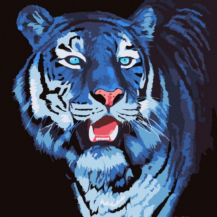 Картина по номерам «Мальтийский тигр»