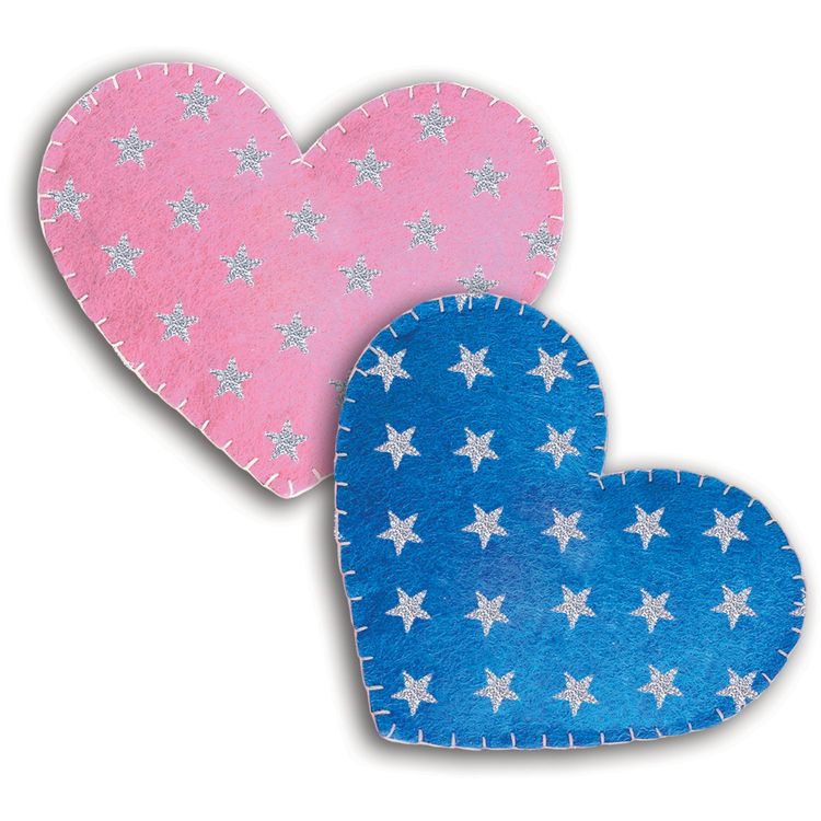 Цветной фетр для творчества А4, блестки, 210х297 мм, 5 листов, 5 цветов, толщина 2 мм, ОСТРОВ СОКРОВИЩ — картинка 4