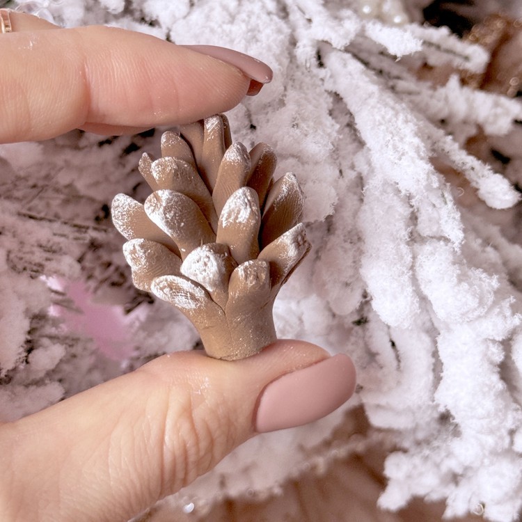 Силиконовый молд - Шишка, h 4см, 1 шт. — картинка 2