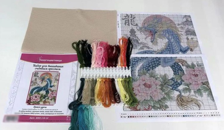 Набор для вышивания «Дракон удачи» — картинка 2