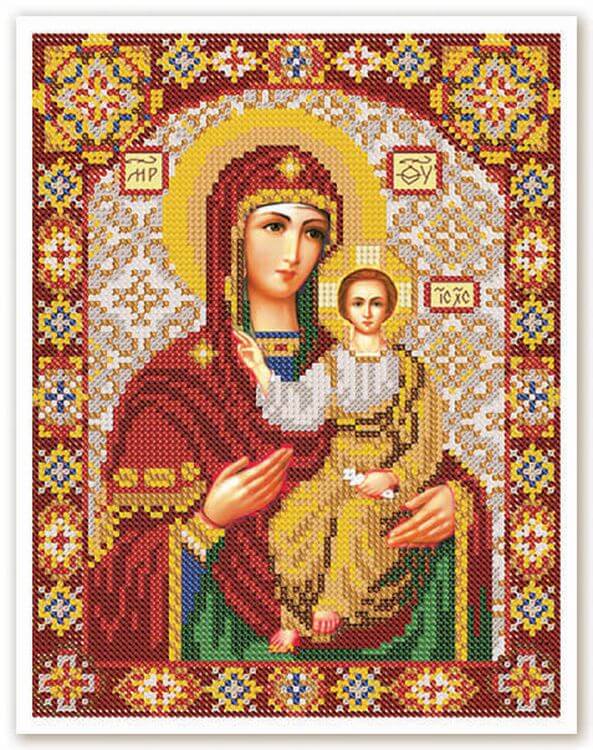 Рисунок на ткани «Богородица Смоленская»