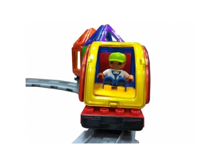 Магнитный конструктор «Железная дорога» — картинка 4