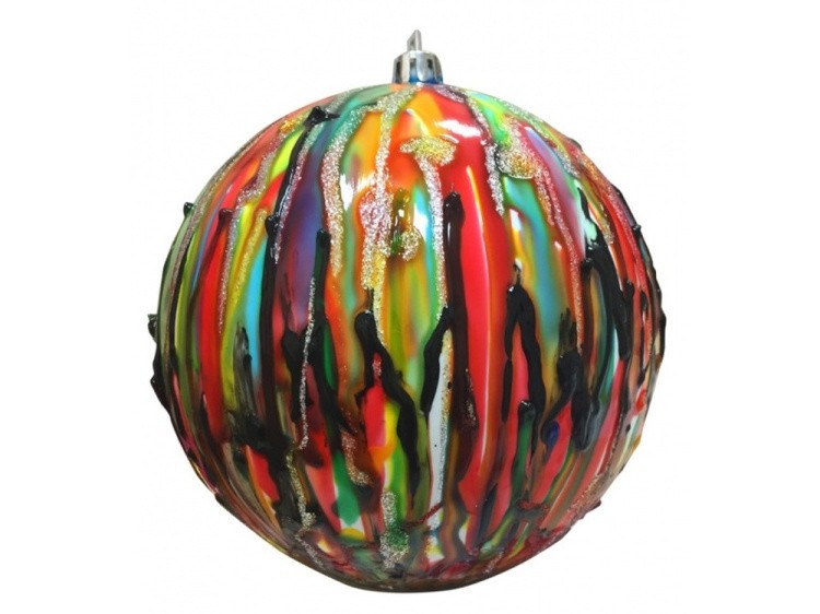 Шары елочные пластиковые белые для декорирования (d 6 см), 4 шт. — картинка 3