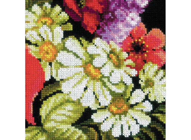 Набор для вышивания «Подушка/панно Жостовская роспись» — картинка 4