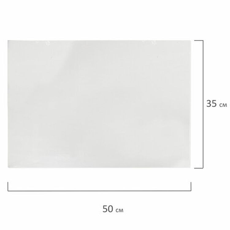 Холст на картоне (МДФ), 35х50 см, грунтованный, хлопок, мелкое зерно, BRAUBERG ART CLASSIC — картинка 6