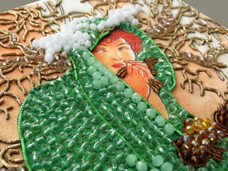 Набор вышивки хрустальными камнями «Зима» — картинка 14