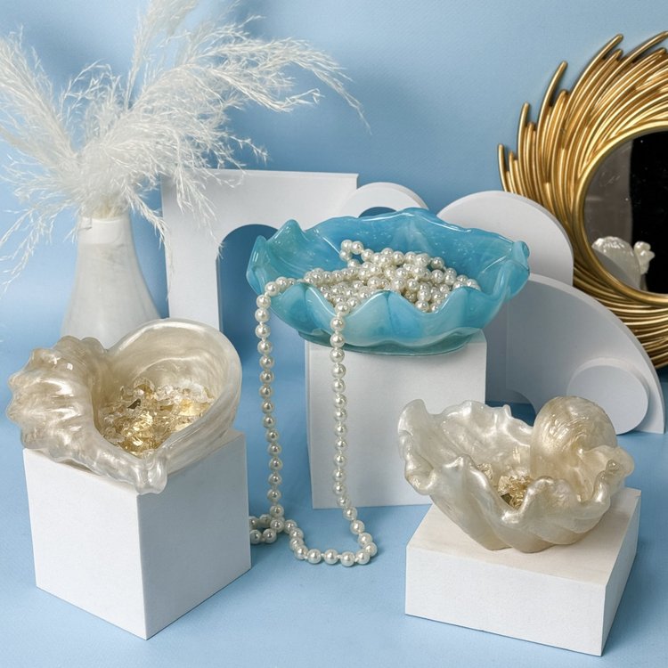 Силиконовый молд - Ракушка №3, 14,7x6см, 1 шт. — картинка 5