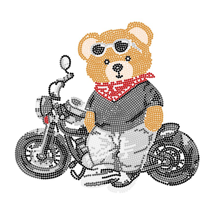 Алмазная вышивка «Постер. Мотоциклист» ALBP-273   постер «Мотоциклист» — картинка 2