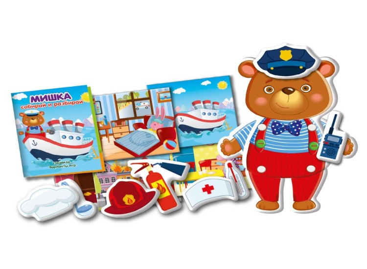 Настольная игра с подвижными деталями Мишка — картинка 2