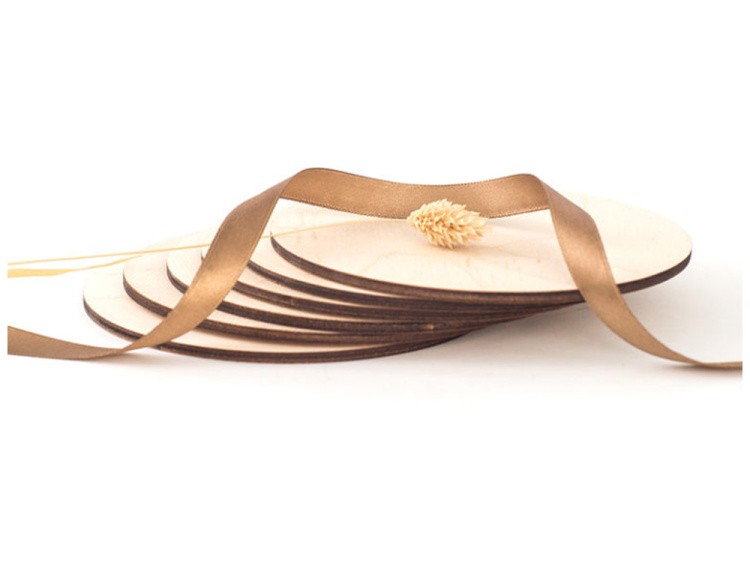 Набор заготовок для подстаканников, круглые, диаметр 13 см (6 шт.), ResinArt — картинка 2