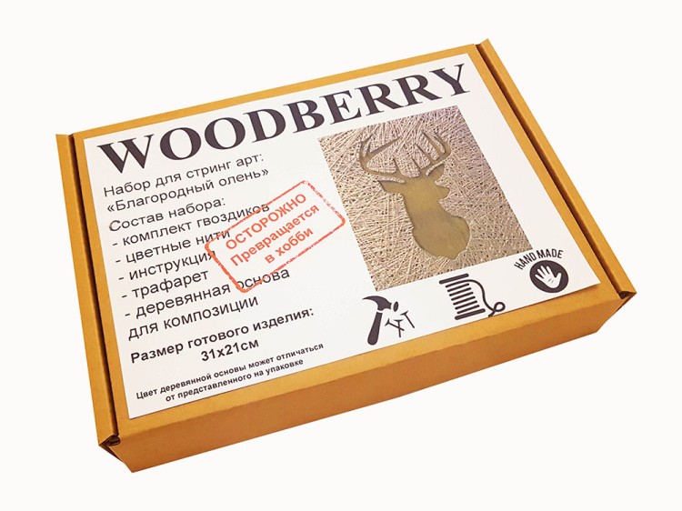 Набор для творчества STRING ART «Благородный олень» — картинка 2