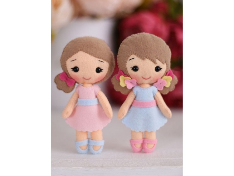 Набор для шитья игрушки «Малышки Полина и Алина»