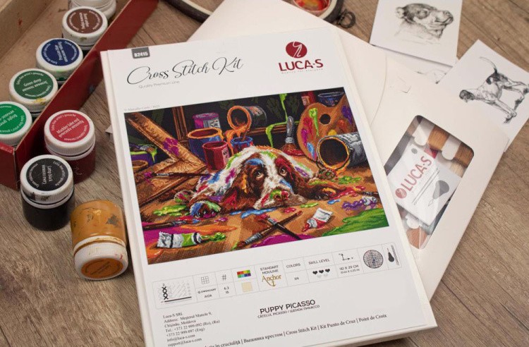 Набор для вышивания «Щенок Пикассо» — картинка 11