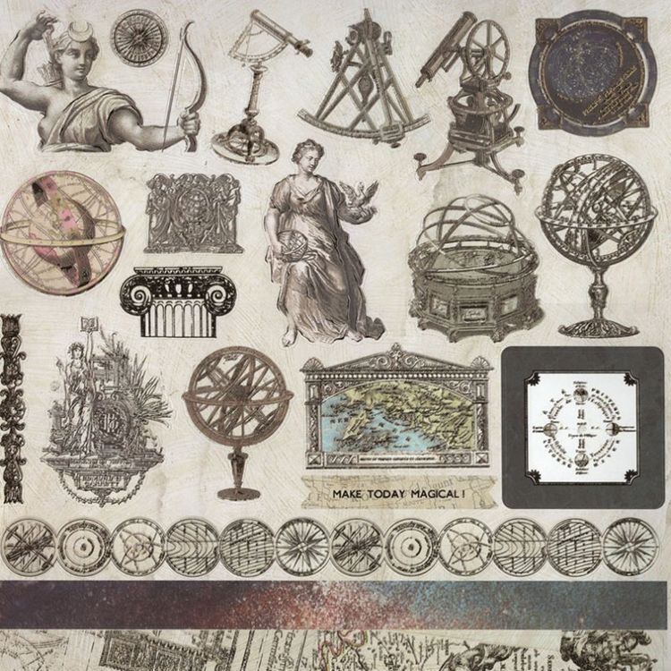 Набор бумаги для скрапбукинга «Теплые сумерки» 30,5x30,5 см — картинка 5