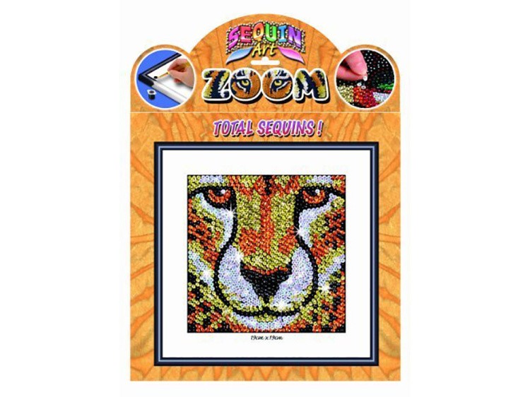 Мозаика из пайеток «Леопард» — картинка 2