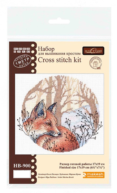 Набор для вышивания «В зимнем лесу» — картинка 3