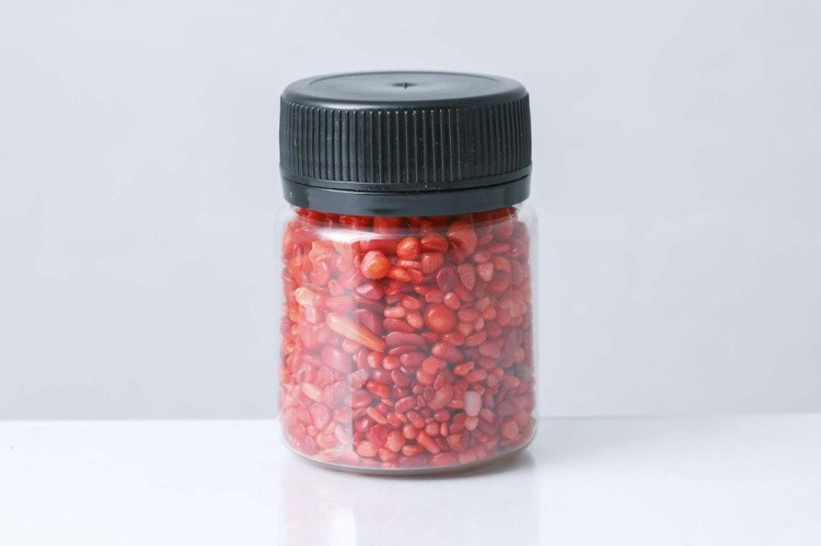 Красный коралл мелкий  (фракция 2-10 мм) № 9, 90 г, Art Blong — картинка 2