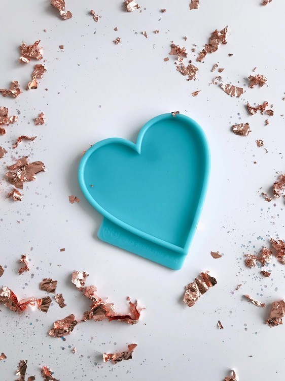 Модель №98 Силиконовый молд Сердце, 13x12 см, Craftsmen.store — картинка 5