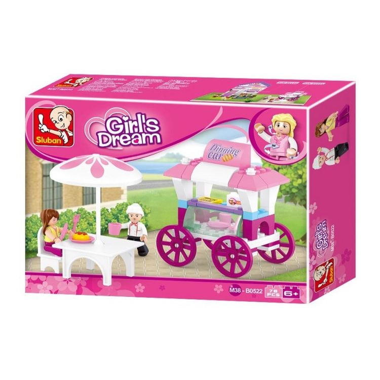 Конструктор «Розовая мечта.Кафе на колесах», 78 деталей — картинка 2