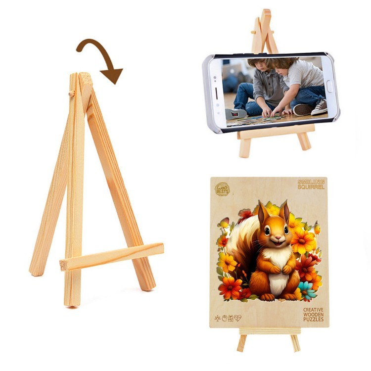 Деревянные пазлы «Рыжая белочка S», Woodbests — картинка 7