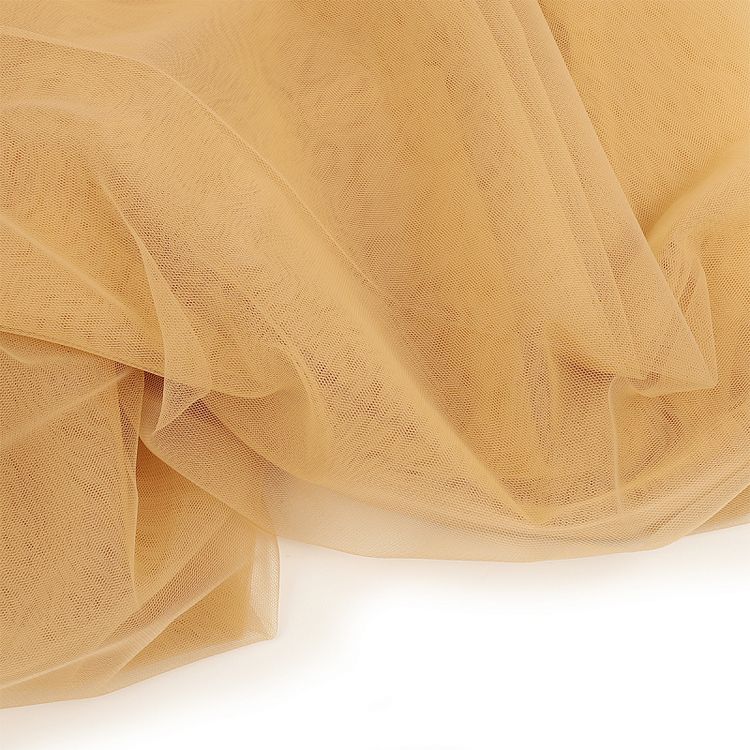 Сетка эластичная ультратонкая Эффект голого тела, KRUZHEVO, 5 м, ширина 300 см, цвет: телесный (загорелая кожа) — картинка 3