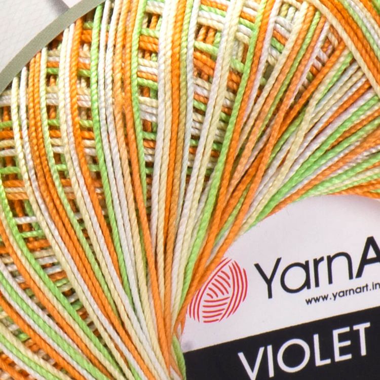 Пряжа YarnArt Violet Melange (503), мультиколор, 5 шт. по 50 г — картинка 2