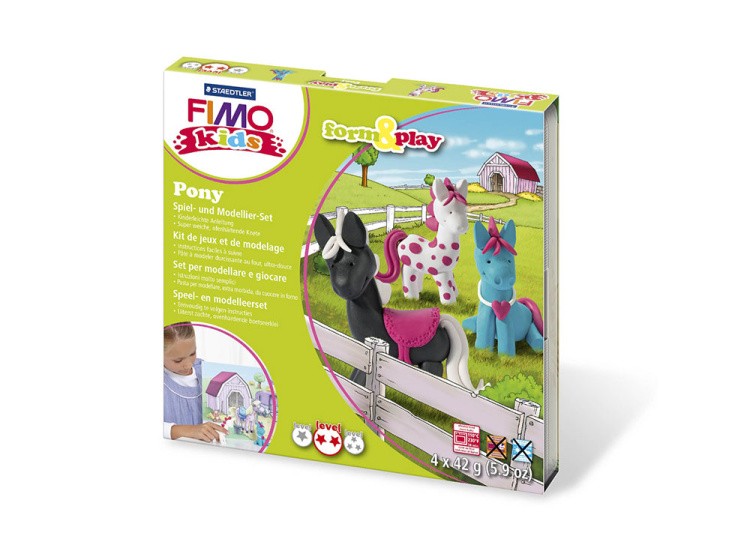 Набор FIMO Kids form&play «Пони»