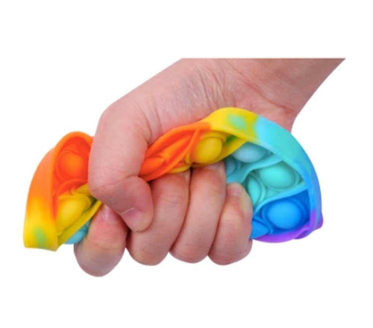 Игрушка антистресс Pop it Поп ит, Вечная пупырка «Яблоко» — картинка 3