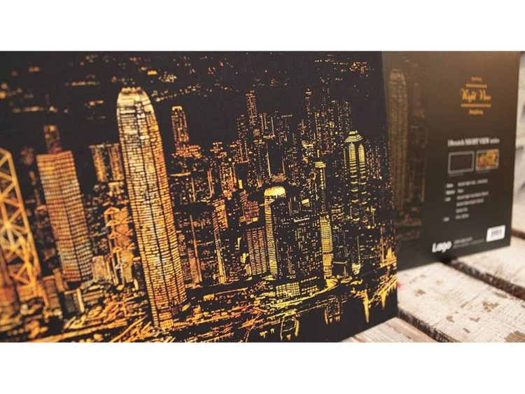 Скретч-картина «Гонконг» — картинка 2