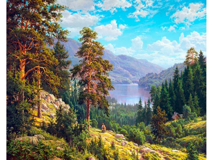 Картина по номерам «Родимый край» — картинка 2