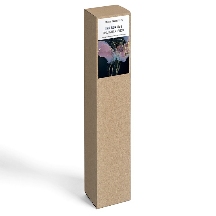 Набор для создания картин в стиле INK ART «Пыльная роза» (без фена) — картинка 2