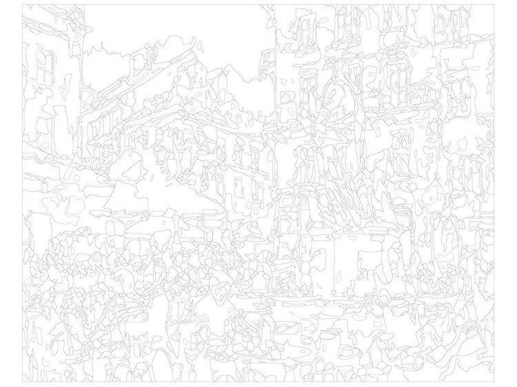 Картина по номерам «В центре города» — картинка 3