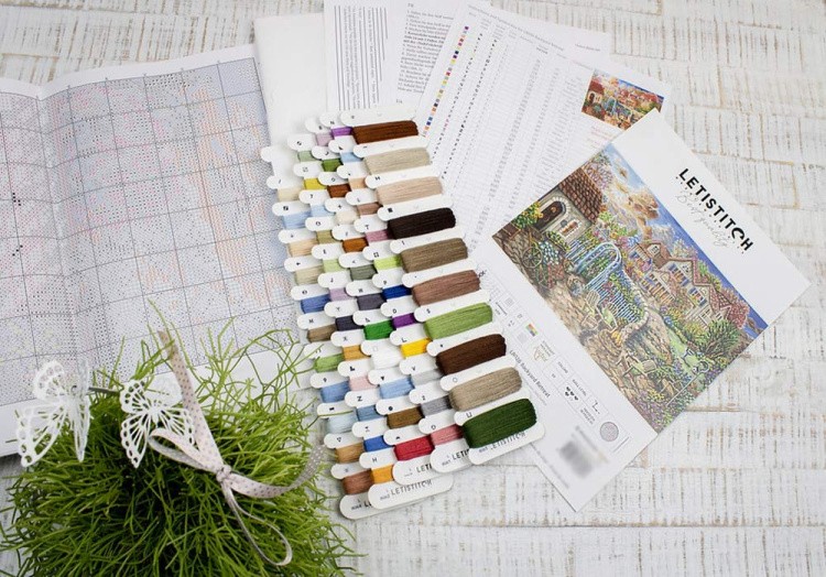 Набор для вышивания «На заднем дворе» — картинка 7