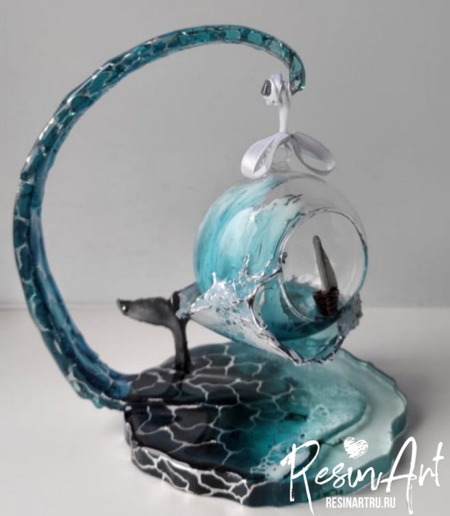 Декоративный подвес (30 см) - Силиконовый молд — картинка 2