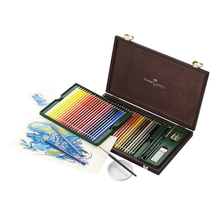 Карандаши цветные акварельные художественные FABER-CASTELL «Albrecht Durer», 48 цв. — картинка 4