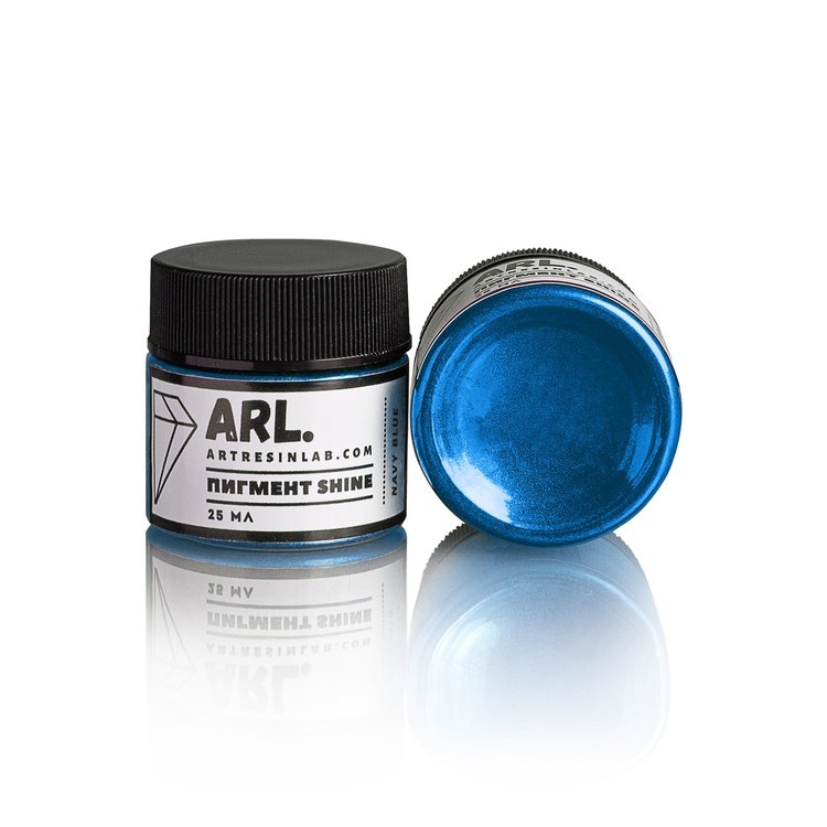 Пигмент SHINE NAVY BLUE, темно-синий 25 мл, Art Resin LAB — картинка 2