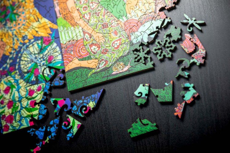 Деревянные пазлы DAVICI «Больше любви (двусторонние)» — картинка 7