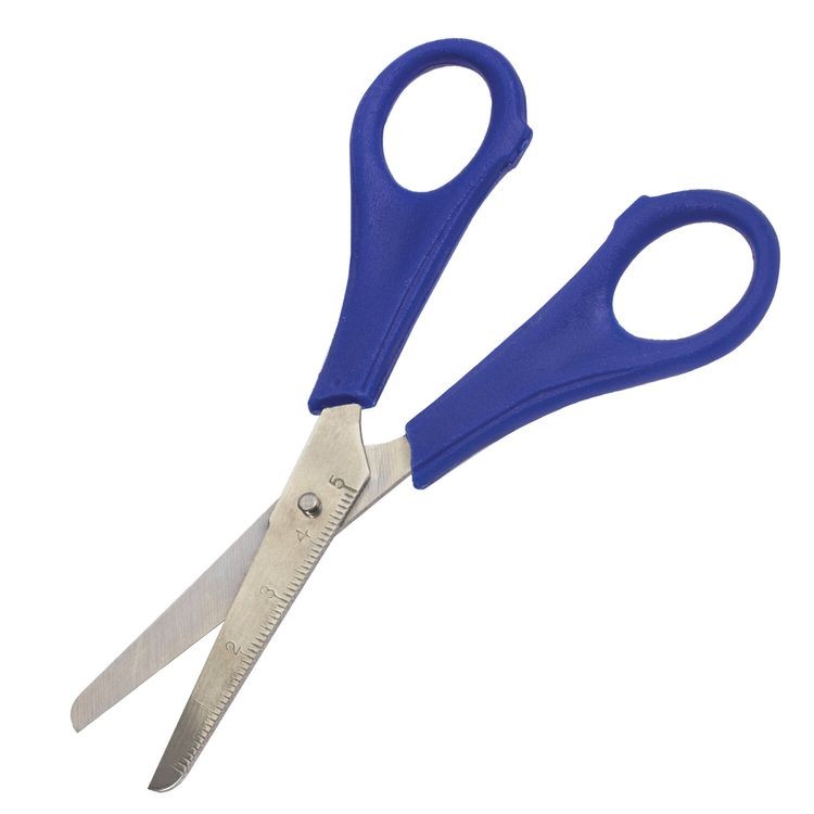 Ножницы 135 мм, с линейкой, ПИФАГОР — картинка 4