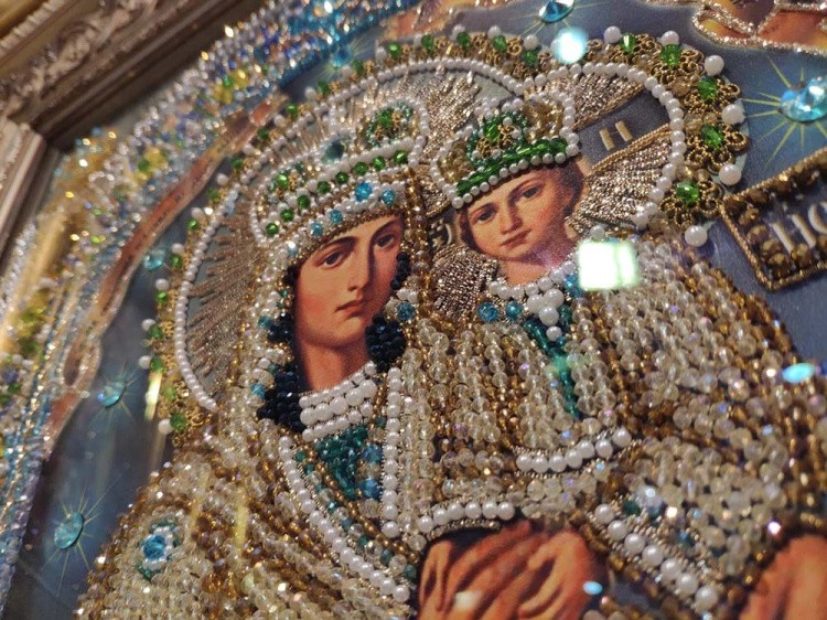 Вышивка Образа в каменьях «Споручница грешных» — картинка 2