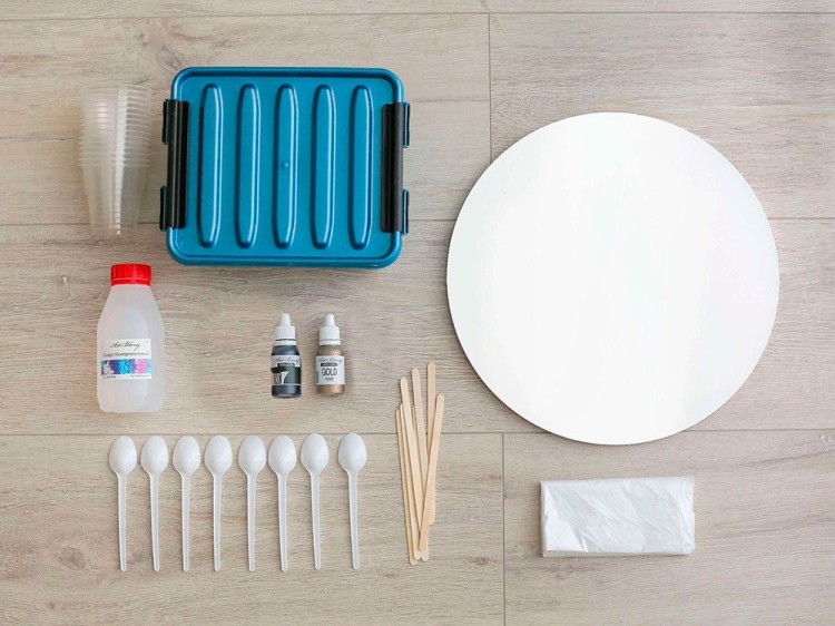 Набор для рисования алкогольными чернилами, круг d 30 см, Art Blong — картинка 2