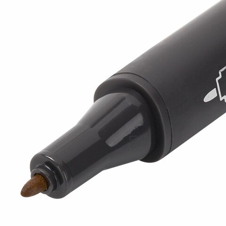 Маркер для скетчинга двусторонний 1 мм - 6 мм BRAUBERG ART CLASSIC, цвет: желтый дынный — картинка 4