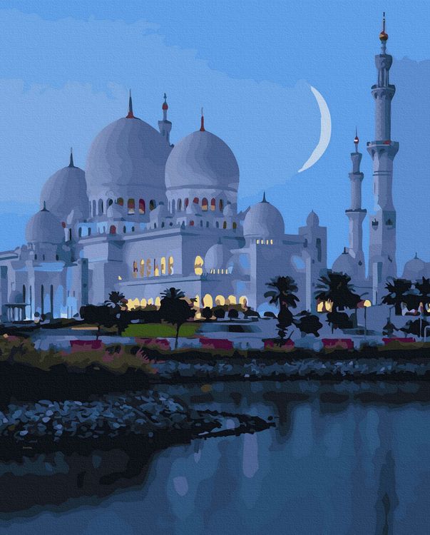 Картина по номерам «Мечеть шейха Зайда»