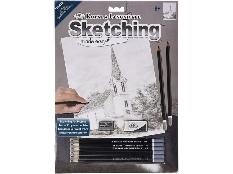 Набор для скетчинга «Церковь, увитая плющом» — картинка 2