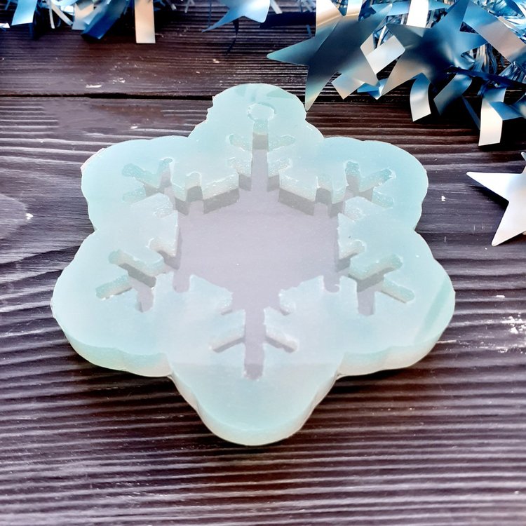 Снежинка, модель №17 - Силиконовый молд MyMold — картинка 4