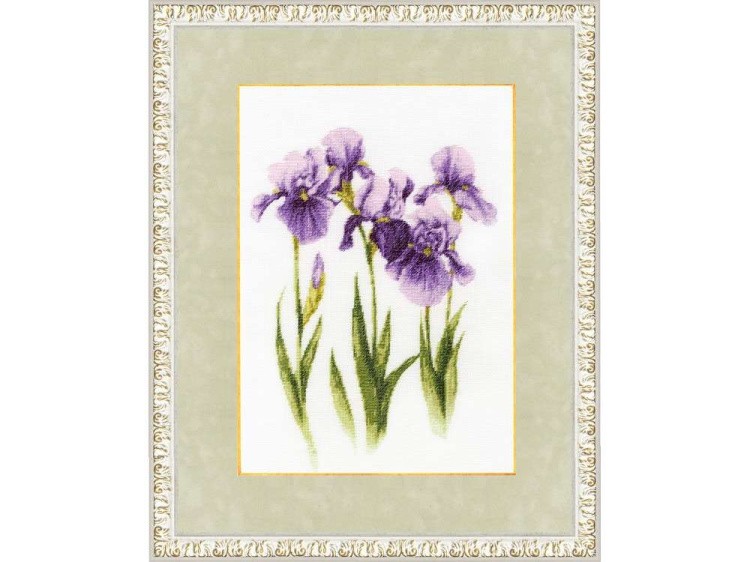 Набор для вышивания «Акварельные ирисы» — картинка 2